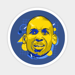 Vintage Indiana Miller Basketball Art Magnet